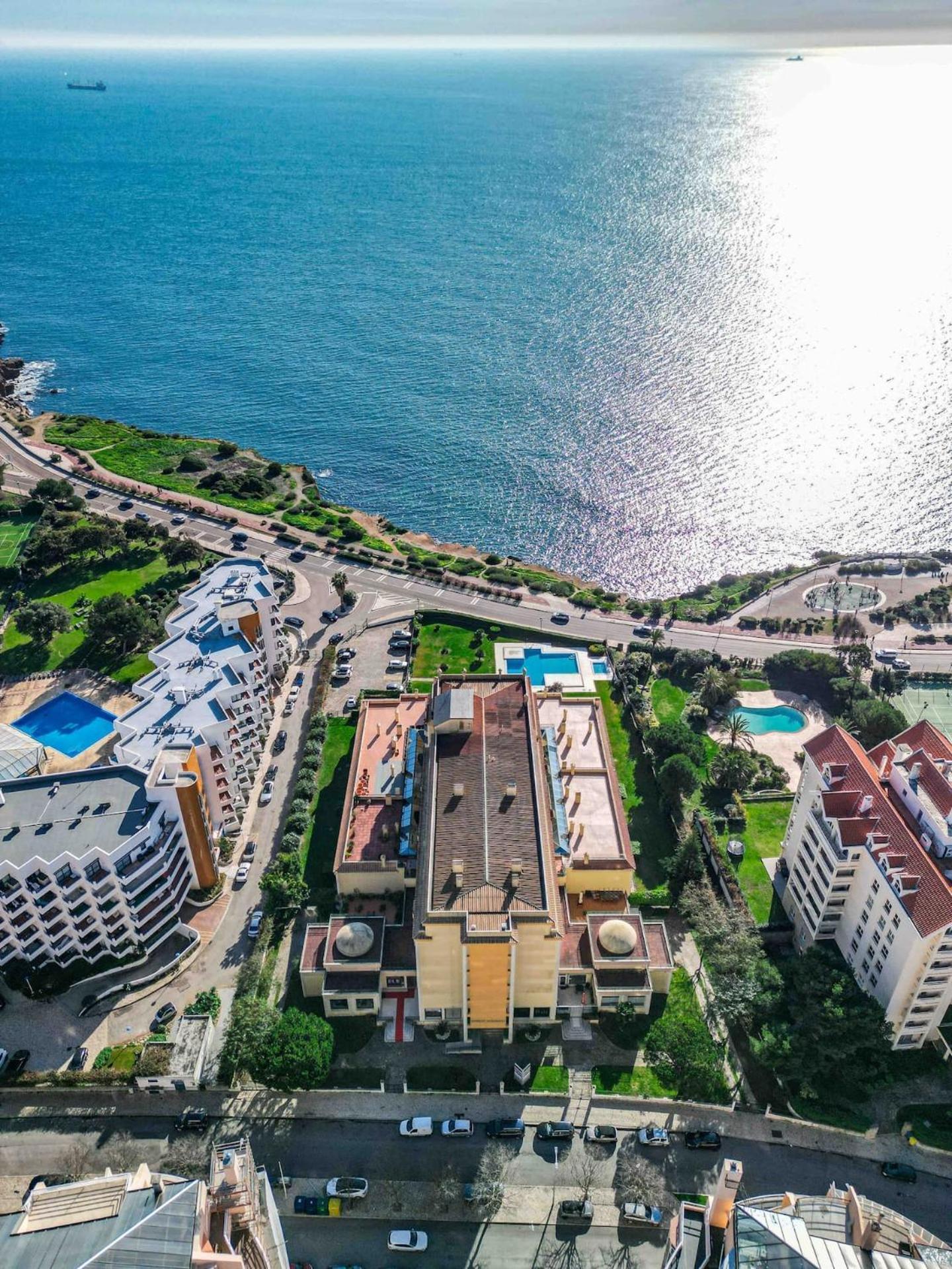 Ferienwohnung Sea View W Pool, Terrace & Parking Cascais Exterior foto